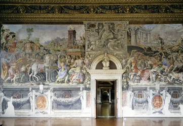 Mur dans la Sala dell
